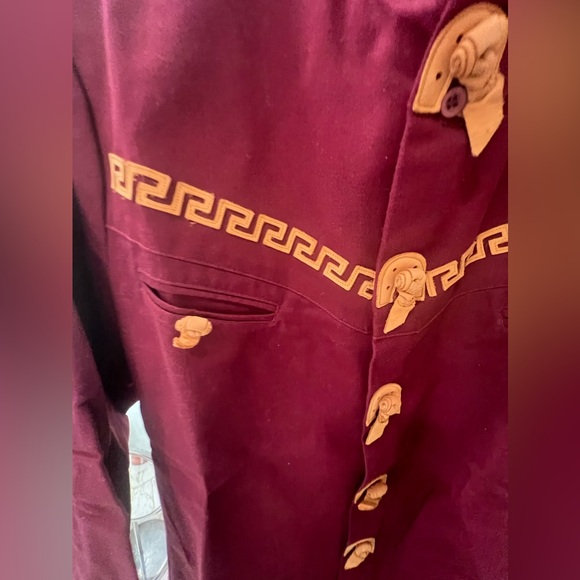 Size Small/ Medium Men’s Western Burgundy Shirt - Picture 3 of 7